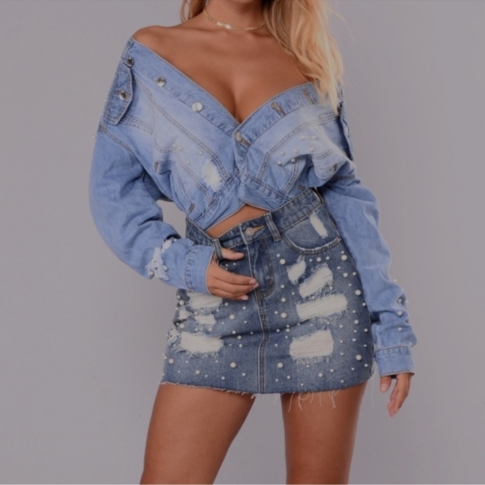 20. Fashion Nova Denim Mini Skirt